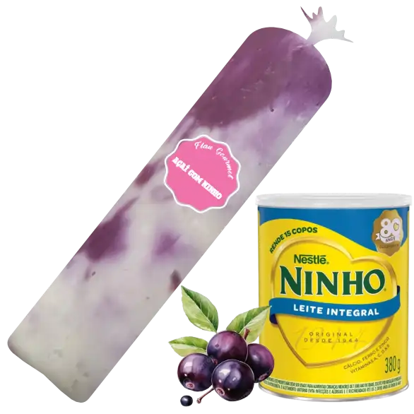 Flau Gourmet Sabor Açái com Ninho 140g