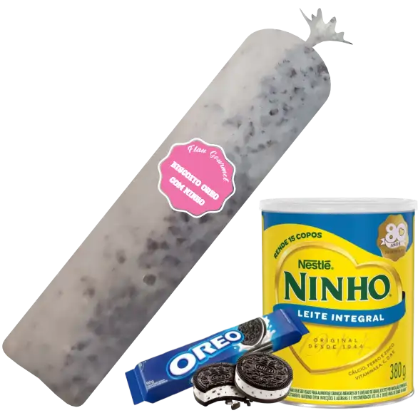 Flau Gourmet Sabor Ninho com Geleia de Morango 140g