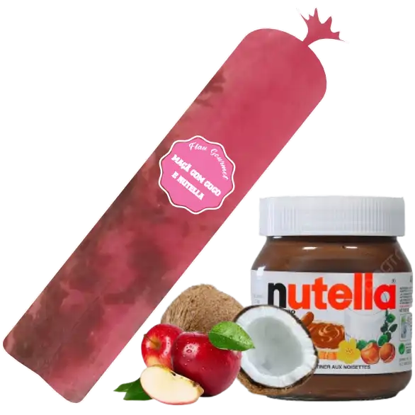 Flau Gourmet Sabor Maçã Coco e Nutella 140g
