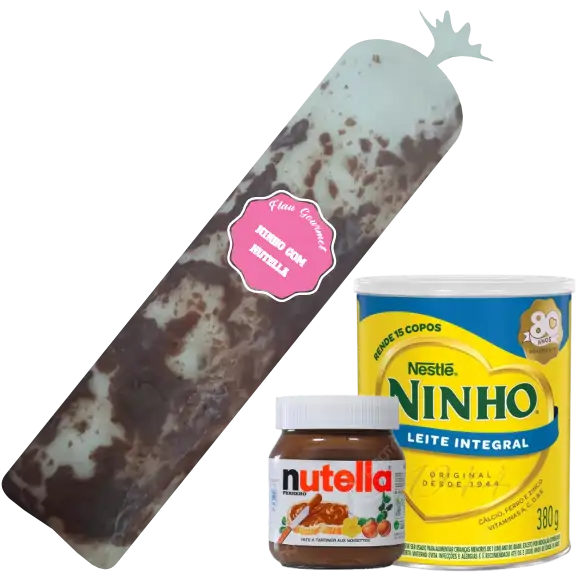 Flau Gourmet Sabor Ninho com Geleia de Morango 140g